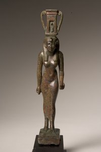Estatuilla de la diosa Nebet-hetepet (bronce)