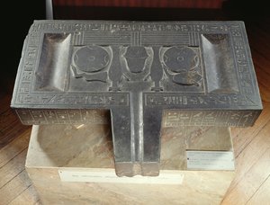 Mesa votiva de Hor-ir-aa, Saíta de Late Period Egyptian
