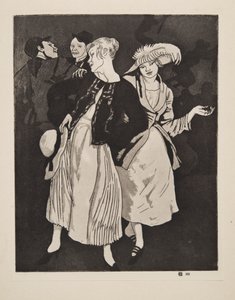 Día festivo, pub 1924 de Laura Knight