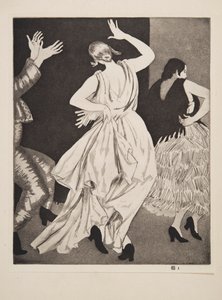 Bailarina española No. 1 de Laura Knight