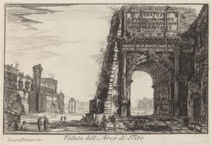 El Arco de Tito de Laura Piranesi after Giovanni Battista Piranesi