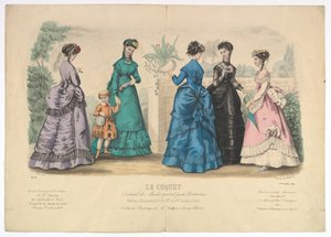 Le Coquet, No. 22, del Journal des Modes Spécial pour Couturières