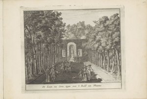 Avenida y estatua de Ceres en los jardines del Palacio Het Loo
La avenida después de Ceres, frente a la estatua de Fauno (título en el objeto)
Neerlands Veldpracht, or 