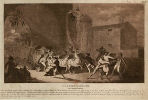 La fuga a Varennes, 1791 de Laurent Guyot