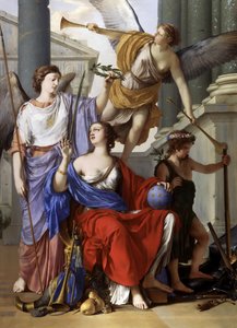 Alegoría de la Regencia de Ana de Austria de Laurent La Hyre de