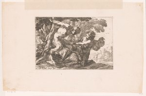 Marsias dio a luz a Apolo de Laurent de La Hire