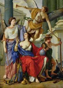 Alegoría de la Regencia de Ana de Austria, 1648 de Laurent de la Hyre