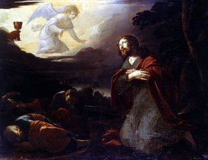 Cristo en el Jardín de los Olivos - por Laurent de La Hyre (o La Hire)
