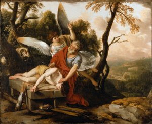 El sacrificio de Isaac de Laurent de la Hyre