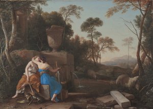El beso de la paz y la justicia, 1654 de Laurent de la Hyre