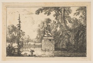 El estanque, 1640 de Laurent de la Hyre