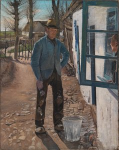 Blanqueando la Casa Vieja, 1908 de Laurits Andersen Ring