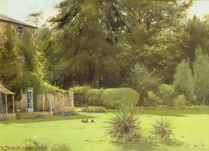 Un césped de verano de Laurits Bernard Holst