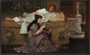 Glaucus y Nydia de Lawrence Alma Tadema