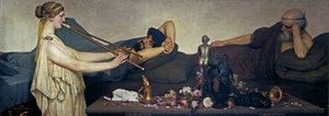 Escena Pompeyana o La Siesta de Lawrence Alma Tadema