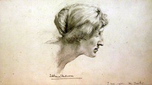 Estudio de retrato de la señorita Barber