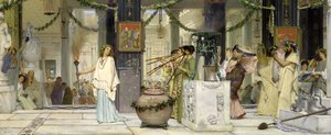 La fiesta de la vendimia de Lawrence Alma-Tadema