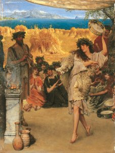 Un festival de la cosecha, 1880 de Lawrence Alma Tadema
