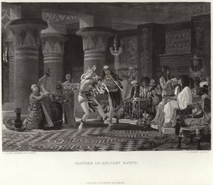 Pasatiempo en el antiguo Egipto de Lawrence Alma Tadema