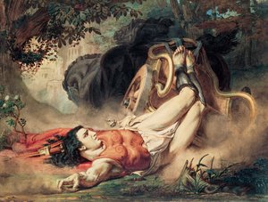 La Muerte de Hipólito, 1860 de Lawrence Alma Tadema