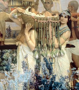 El hallazgo de Moisés por la hija del faraón