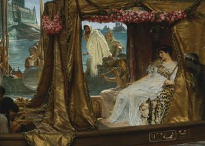 El encuentro de Antonio y Cleopatra, 1885