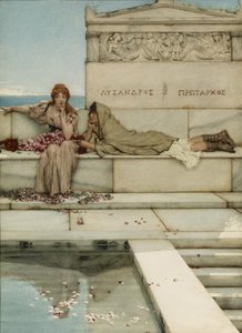 Xanthe y Phaon, 1883 de Lawrence Alma Tadema