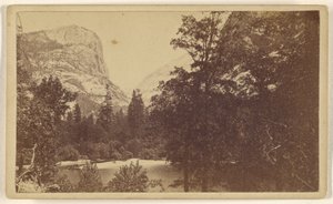 Mirror Lake. Valle de Yo-Semite. Mariposa Co. de Lawrence and Houseworth