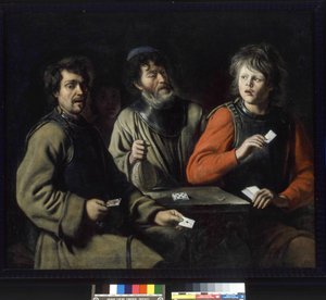 Jugadores de cartas de Le Nain Brothers