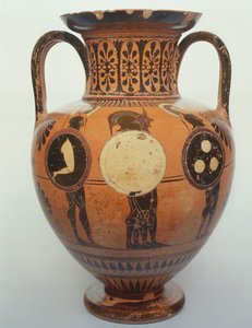 Ánfora de figuras negras, 515-490 a.C.