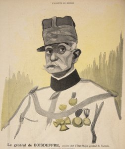 El general Boisdeffre, antiguo Jefe del Estado Mayor de la Defensa, ilustración de "L