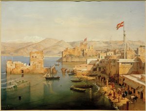 Vista del Puerto de Beirut de Leander Russ