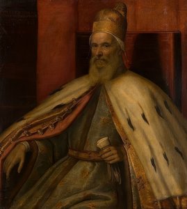 Retrato del Dogo Marcantonio Memmo (1537-1615, Dogo desde 1612). Siglo XVII de Leandro Bassano