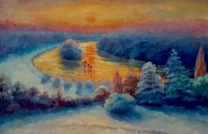 Navidad, la vista desde Richmond Hill de Lee Campbell