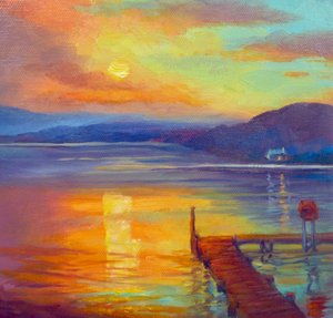 Embarcadero, Isla de Bute, 2019 de Lee Campbell