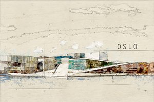 Boceto de la Ópera de Oslo