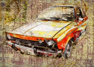 Arte de coches clásicos