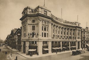Casa de la India Oriental, fachada individualizada de Libertys en la nueva Regent Street de Lemere