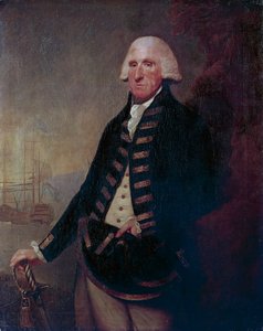 Retrato de Sir Samuel Hood, I Vizconde Hood (Butleigh de Lemuel Francis Abbott