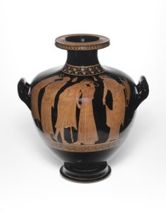 Hidria, o jarra de agua, 460-450 a.C. de Leningrad Painter