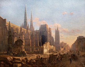 El claro de la Catedral de San Andrés. 1865 (Óleo sobre lienzo) de Leo Drouyn