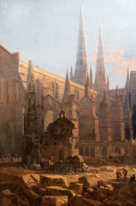 El claro de la catedral de San Andrés, detalle.1865 (Óleo sobre lienzo)