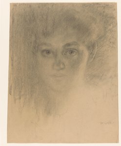 Rostro de mujer de Leo Gestel (signed by artist)