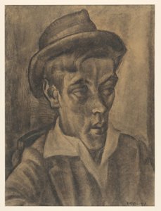 Busto de hombre con sombrero de Leo Gestel