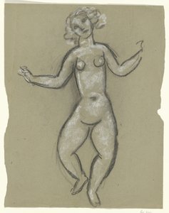 Desnudos femeninos bailando de Leo Gestel