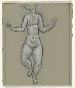 Mujer desnuda bailando