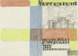 Maandblad Verf en Kunst van P.A. Regnault (Entwurf in Farbe) de Leo Gestel
