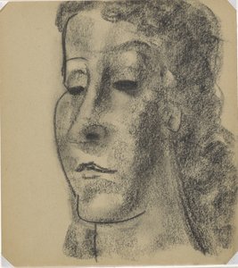 Retrato de una mujer tres cuartos a la izquierda de Leo Gestel