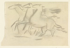 Caballos que corren de Leo Gestel