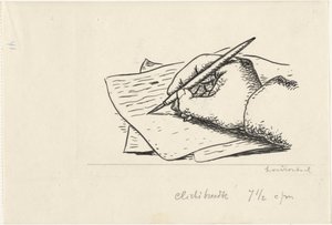 La mano que escribe de Leo Gestel